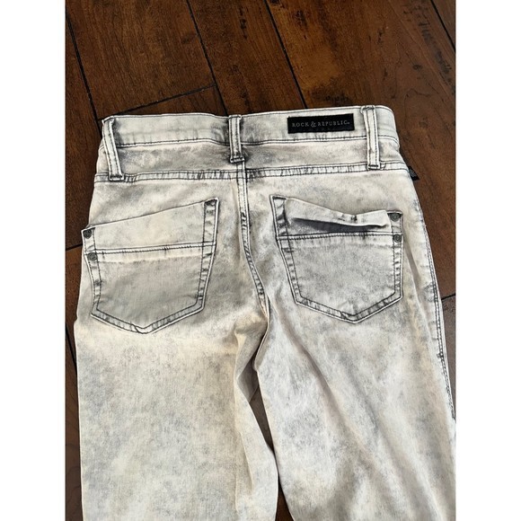 Rock & Republic Kashmiere Jeans 2M Pink Cloud - Picture 6 of 9